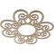 Ekena Millwork Cohen Wood Fretwork Pierced Ceiling Medallion, Hickory, 28"OD x 9 5/8"ID x 3/8"T CMWP28X28X0375COHI - alternate 2